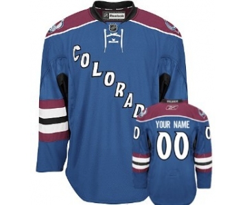 Colorado Avalanche Mens Customized Blue Third Jersey