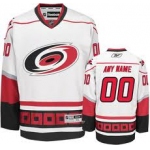 Carolina Hurricanes Mens Customized White Jersey