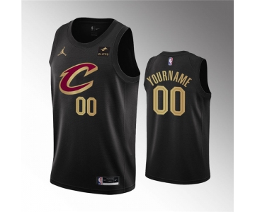 Men's Cleveland Cavaliers Active Player Custom Black Statement Edition Stitched Basketball Jersey