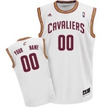 Mens Cleveland Cavaliers Customized White Jersey
