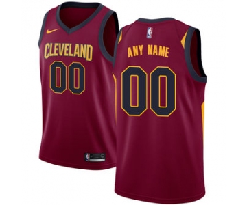 Men's Cleveland Cavaliers Nike Maroon Swingman Custom Icon Edition Jersey