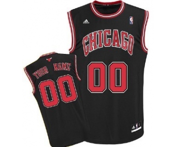 Kids Chicago Bulls Customized Black Jersey