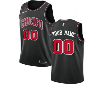Men's Nike Chicago Bulls Customized Swingman Black Statement Edition NBA Jersey