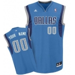 Mens Dallas Mavericks Customized Light Blue Jersey