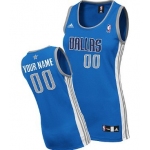 Womens Dallas Mavericks Customized Light Blue Jersey