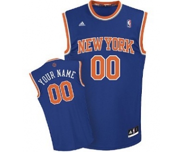 Kids New York Knicks Customized Blue Jersey