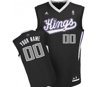 Kids Sacramento Kings Customized Black Jersey