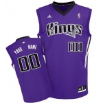 Kids Sacramento Kings Customized Purple Jersey