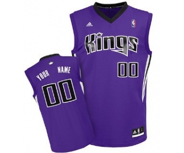 Kids Sacramento Kings Customized Purple Jersey