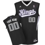 Mens Sacramento Kings Customized Black Jersey