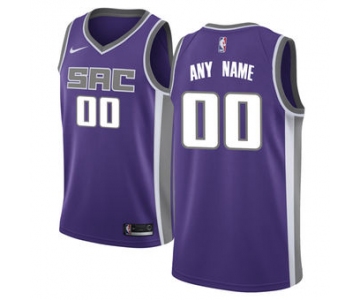 Men's Sacramento Kings Nike Purple Swingman Custom Icon Edition Jersey
