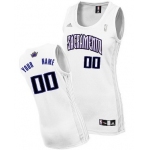 Womens Sacramento Kings Customized White Jersey