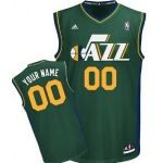 Kids Utah Jazz Customized Green Jersey