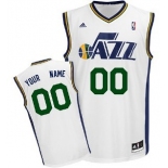 Kids Utah Jazz Customized White Jersey