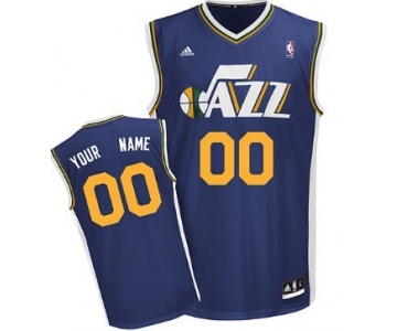 Mens Utah Jazz Customized Blue Jersey