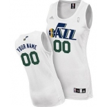 Womens Utah Jazz Customized White Jersey