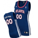 Womens Atlanta Hawks Customized Blue Jersey