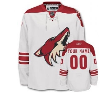 Phoenix Coyotes Mens Customized White Jersey