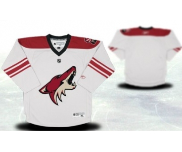 Phoenix Coyotes Youths Customized White Jersey