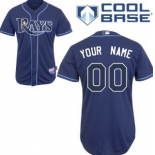 Men's Tampa Bay Rays Customized Navy Blue Jersey