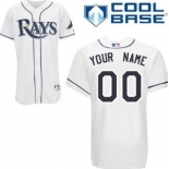 Men's Tampa Bay Rays Customized White Jersey