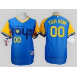 Tampa Bay Rays Customized 1988 Turn Back The Clock Blue Jersey