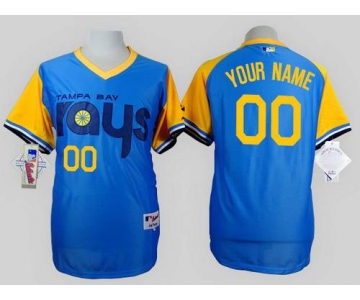 Tampa Bay Rays Customized 1988 Turn Back The Clock Blue Jersey