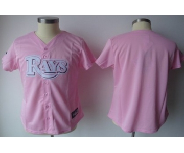 Women's Tampa Bay Rays Customized Pink Jersey