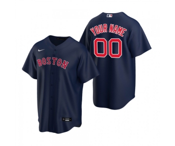 Men's Boston Red Sox Custom Nike Navy Stitched MLB Cool Base Jersey