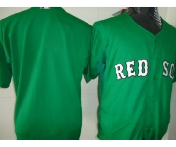 Men's Boston Red Sox Customized Green Jersey