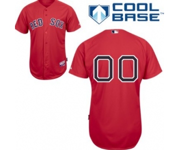 Men's Boston Red Sox Customized Red Jersey