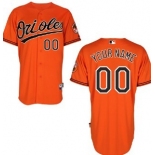 Kids' Baltimore Orioles Customized Orange Jersey