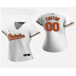 Women's Custom Baltimore Orioles 2020 White Home Nike Jersey