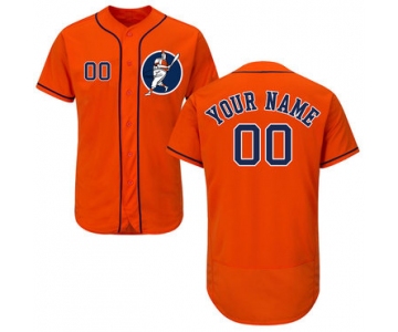 Astros Orange Men's Customized Flexbase New Design Jersey