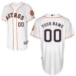 Kids' Houston Astros Customized White Jersey