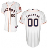 Kids' Houston Astros Customized White Jersey
