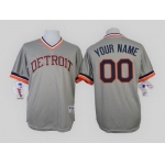 Detroit Tigers Customized 1984 Turn Back The Clock Gray Jersey