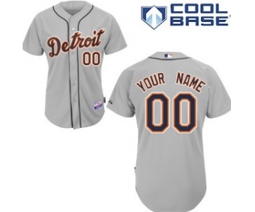 Kids' Detroit Tigers Customized Gray Jersey