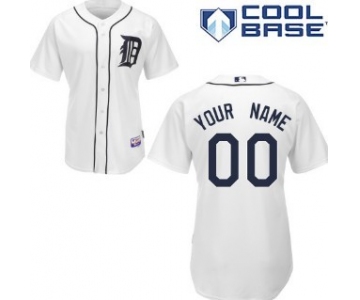 Kids' Detroit Tigers Customized White Jersey