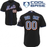 Kids' New York Mets Customized Black Jersey