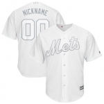 New York Mets Majestic 2019 Players' Weekend Cool Base Roster Custom White Jersey