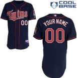 Kids' Minnesota Twins Customized Navy Blue Jersey