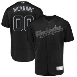 Washington Nationals Majestic 2019 Players' Weekend Flex Base Authentic Roster Custom Black Jersey