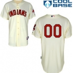 Kids' Cleveland Indians Customized Cream Jersey