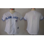 Women's Toronto Blue Jays Customized White Jersey