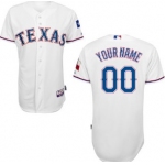 Kids' Texas Rangers Customized 2014 White Jersey