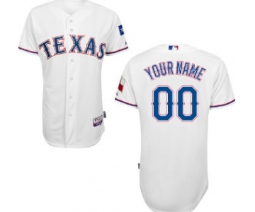 Kids' Texas Rangers Customized 2014 White Jersey