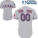 Kids' Texas Rangers Customized Gray Jersey