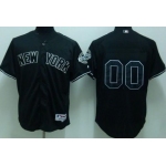 Men's New York Yankees Customized Black Jersey