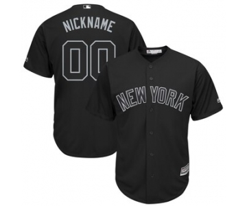 New York Yankees Majestic 2019 Players' Weekend Cool Base Roster Custom Black Jersey